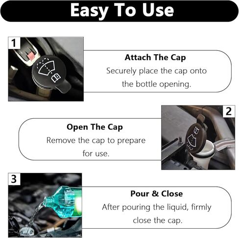 قطعتان من غطاء سائل غسيل الزجاج الأمامي لجي إم سي، شيفروليه، كاديلاك، بويك، كامارو، سيلفرادو، كروز - OEM# 12767700، 13227300، 1450270 in Kuwait