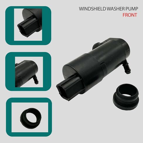 Black Windshield Washer Pump with Grommet Fit for Ford Transit-150 Transit-250 Transit-350 2016-2019 OE BV-61-17K624-AA BV6117K624AA Water Washer Fluid Pump for Ford Focus 2012-2018 in Kuwait