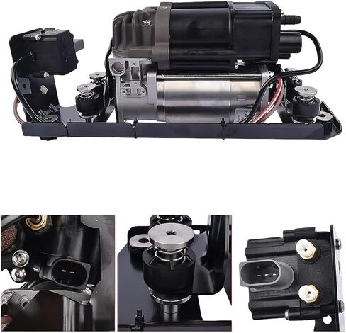 Compatible With BMW 535i 550i GT 740i 750Li 760Li F01 F02 F03 F07 37206864215 Air Suspension Compressor Pump Bracket Valve Block in Kuwait