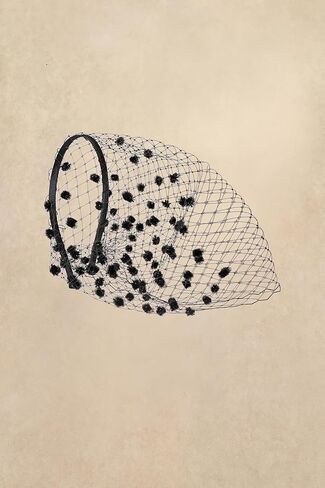 Coucoland 1920s شبكة الحجاب عقال - خمر الزعنفة الزفاف حفل زفاف الشاي Fascinator أنيقة قفص العصافير الحجاب للنساء in Kuwait