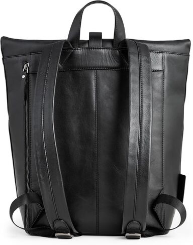 BERLINER BAGS Vintage Leather Backpack Finn, Rucksack with laptop Compartment for Men and Women - Brown in Kuwait