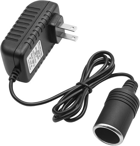 AC to DC Converter, 100-240V to 12V 2A 24W AC/DC Vehicle Cigarette Lighter Socket, Automotive Power Supply Adapter Transformer Accessories for Inflator Refrigerator, Universal Fit in Saudi Arabia