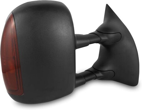 AKKON - Fit 99-07 F250/F350/F450/F550 SuperDuty 01-05 ضبط طاقة النزهة كهرماني LED إشارة سحب مرآة للركاب الأيمن in Saudi Arabia