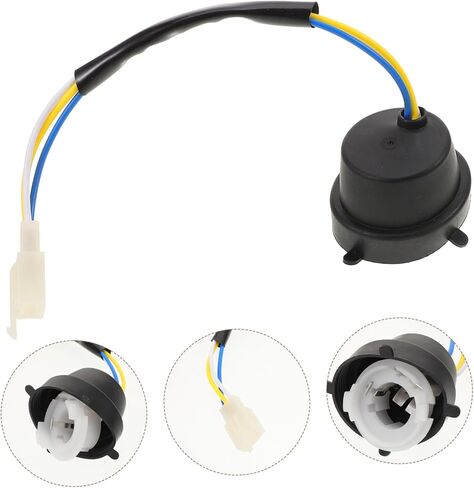 Motorcycle Headlight Wiring Harness Durable Dual Claw Light Socket for Pedal Motorcycles Electric Vehicles Easy Installation Motorcycle Accessory in Saudi Arabia