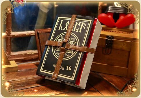 GK-O Anime Cosplay Magic Book Canvas PU Shoulder Bag Cross Body Bags Unisex Backpack in Kuwait