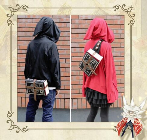 GK-O Anime Cosplay Magic Book Canvas PU Shoulder Bag Cross Body Bags Unisex Backpack in Kuwait