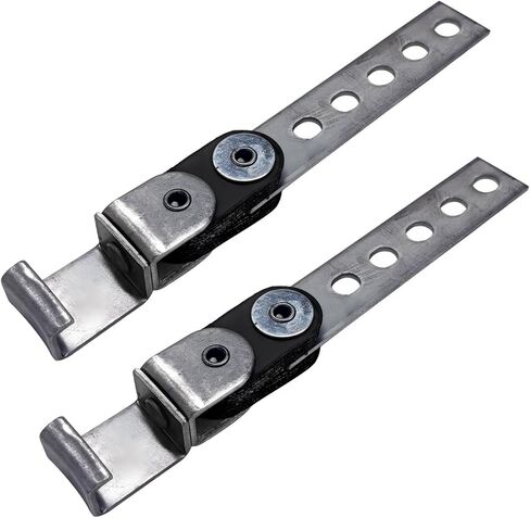 2 PCS Exhaust Hangers, Flexible Swivel Tailpipe Mount Open End Exhaust Bracket, Universal Heavy Duty Iron Tail Pipe Hanger for Most RVs SUVs Trucks, Car Accessories in Saudi Arabia
