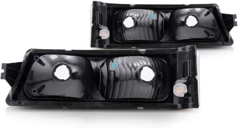 KarParts360 لـ 2003 2004 2005 2006 تشيفي سيلفرادو 1500 بدوره إشارة/مصباح إيقاف السيارة زوج السائق والركاب المصابيح الجانبية تباع بشكل منفصل DOT معتمدة لـ GM2520185 | 15199556 in Saudi Arabia