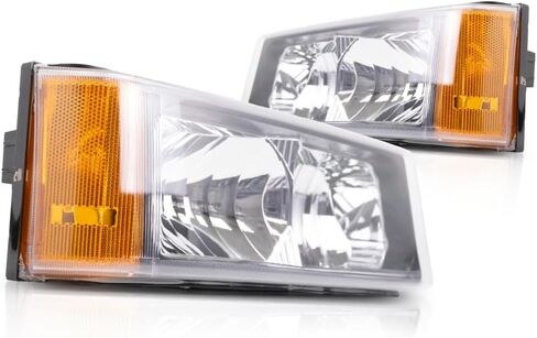 KarParts360 لـ 2003 2004 2005 2006 تشيفي سيلفرادو 1500 بدوره إشارة/مصباح إيقاف السيارة زوج السائق والركاب المصابيح الجانبية تباع بشكل منفصل DOT معتمدة لـ GM2520185 | 15199556 in Saudi Arabia