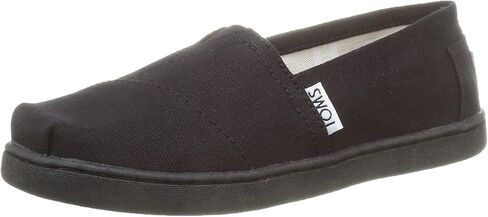 TOMS unisex child Espadrille Sneaker, Black, 3 Big Kid US in Saudi Arabia