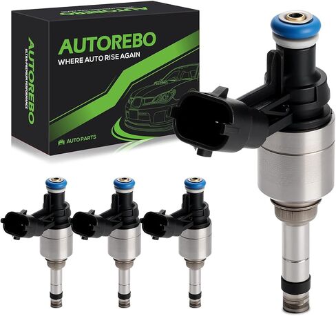 Fuel Injectors Set of 4 Compatible with Hyundai Accent Veloster & Kia Rio Soul 2012 2013 2014 2015 2016 2017 1.6L # Replace FJ1146 35310-2B110 35310-2B130 0261500229 800-2182N 845-12108 in Kuwait