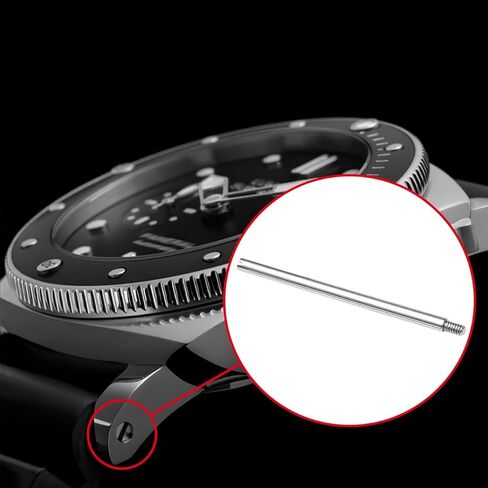 Screw Pin Replacement For 44mm Panerai Marina Gmt Luminor Radiomir 24mm Strap Genuine 2PCS in Saudi Arabia