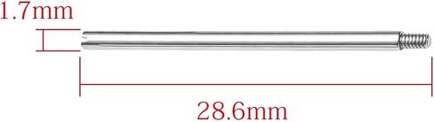 Screw Pin Replacement For 44mm Panerai Marina Gmt Luminor Radiomir 24mm Strap Genuine 2PCS in Saudi Arabia