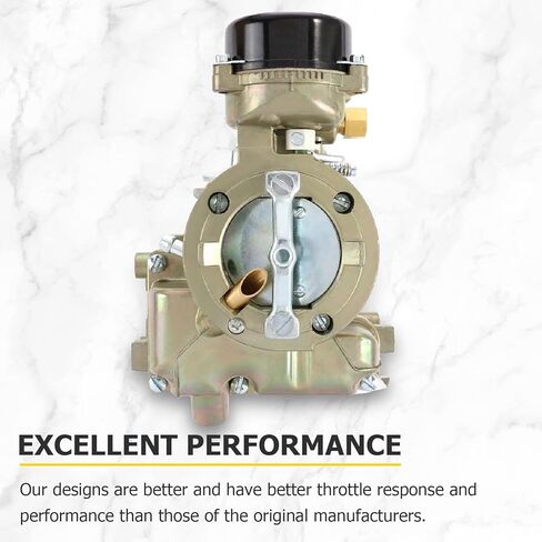 مكربن ​​AUXMART لسيارة Toyota 2 برميل 22R المحرك 1981 1982 1983 1984 1985 1986 1987 مع موصل قابس دائري TOY-505 TOY-507 (35290/2.4L 2366cc/ C4036) in Saudi Arabia