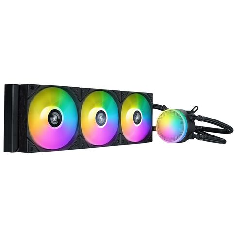 مبرد سائل SAMA L70 360 مم ARGB CPU، مبرد مياه CPU PC AIO، مرآة لا متناهية مشطوفة، مضخة سيراميك عالية الأداء، مع مراوح تحمل هيدروليكية 28 مم، Intel LGA 1851/1700/1200/115X&AMD AM5/AM4، أسود in Saudi Arabia
