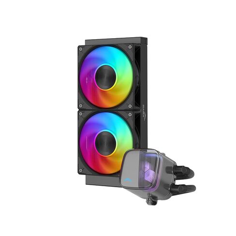 مبرد سائل SAMA L70 360 مم ARGB CPU، مبرد مياه CPU PC AIO، مرآة لا متناهية مشطوفة، مضخة سيراميك عالية الأداء، مع مراوح تحمل هيدروليكية 28 مم، Intel LGA 1851/1700/1200/115X&AMD AM5/AM4، أسود in Saudi Arabia