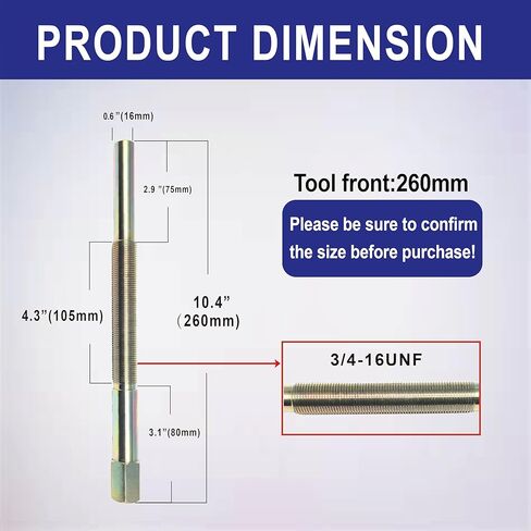 Replaces 2870903 2870506. Primary& Secondary Clutch Puller for Polaris All Models Ranger,RZR,Sportsman,Scrambler,Worker,Xpedition,General,Trail Boss,ATV, UTV, Snowmobiles .Hardened Alloy Steel. in Saudi Arabia