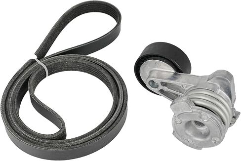 Tykick Serpentine Belt Tensioner Idler Pulley Drive Kit for BMW 128i 323i 325i 325xi 328i xDrive 328xi 330i 330xi 525i 525xi 528i xDrive 528xi 530i 530xi X3 X5 2006-2013 2.5L 3.0L L6 Replaces ADK0022P in Saudi Arabia