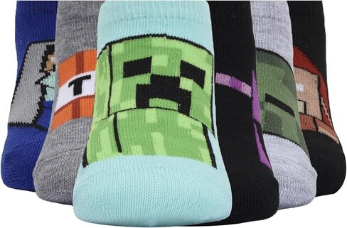 6-Pack Minecraft Classic Mobs No Show Socks in Saudi Arabia