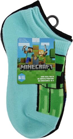 6-Pack Minecraft Classic Mobs No Show Socks in Saudi Arabia