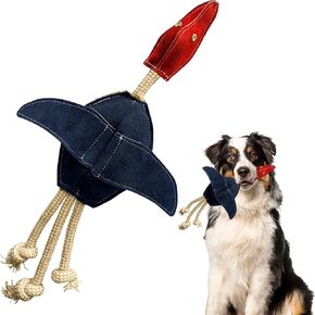 لعبة الكلب من آنجل بيت سابلايز لون الطبيعية | لعبة كلب البطة المتينة | التحفيز التفاعلي والعقلي | ألعاب الجرو الطبيعية المصنوعة يدوياً in Kuwait