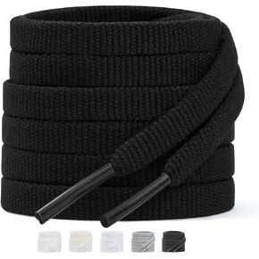 Handshop 2 Pairs 1/4" Flat Running Shoe Laces for Sneakers, Athletic Shoelaces in 15 Colors 39"-63" for Sports Shoes in Kuwait