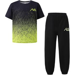 ملابس للأولاد طقم بنطال رياضي متدرج من 8 إلى 13 سنة، ملابس رياضية صيفية غير رسمية in Kuwait