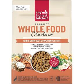 The Honest Kitchen Whole Food Clusters Whole Grain Beef & Oat Dry Dog Food, 1 lb Bag in Kuwait