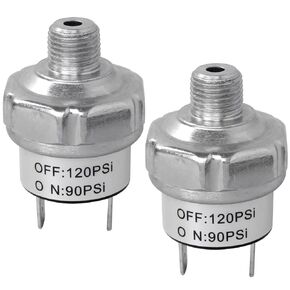 مفتاح ضغط الهواء الجديد 90-120 PSI 1/8 "-27 NPT DC 24V 12V ضاغط الهواء 120PSI 90PSI in Kuwait