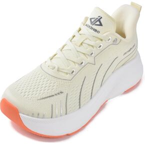 JACKSHIBO أحذية واسعة عند الأصابع للسيدات سهلة الارتداء والمشي الرياضي والمشي والتنس سهلة الارتداء في أحذية رياضية لالتهاب اللفافة الأخمصية وتقويم العظام ودعم قوس القدم بدون استخدام اليدين مع وسادة صفر ونعل سميك in Kuwait