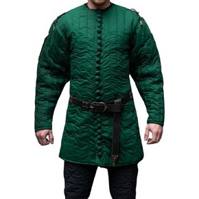 درع جامبيسون التقليدي من العصور الوسطى لحماية الجسم، أكيتون مبطن من العصور الوسطى لسياج SCA in Kuwait