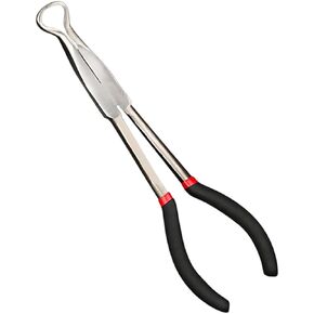 Electrical Disconnect Plier, 11 Inch Automotive Electrical Connector Removal Pilers, O-Shaped Soldering Aid Plier with Anti-Slip Handle, Long Spark Plug Fuel Line Hose Clip Clamp Remover in Kuwait