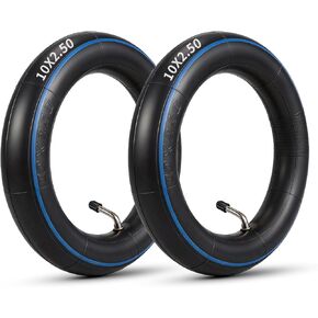 Heavy Duty 10x2.50 Thicker 40% Inner Tube with CR202 Bent Valve Stem,10 inch Butyl Inner Tube for Smart Self Balancing Electric Scooter 2 Pack in Kuwait