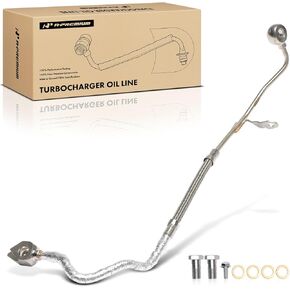 A-Premium Turbocharger Oil Line Compatible with Nissan Sentra 2016-2019, Juke 2014-2017, 1.6L, Supply in Kuwait
