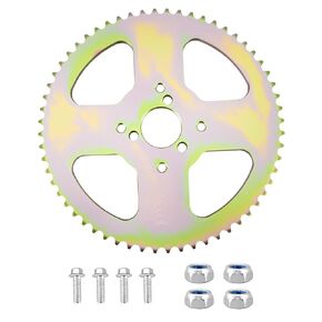 60T High Torque Rear Chain 3 Hole Sprocket Compatible with Coleman B200R B200 B200RSV RT200 RB200 CT200U CT200UEX BT200X Mini Bicycles in Kuwait