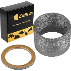 Caltric Muffler Gasket Compatible with Yamaha YFZ450R / YFZ450RSE 2009 2010 2011 2012 2013 in Saudi Arabia