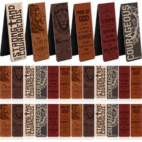 48 Pcs Magnetic Bible Bookmarks for Men Christian Gifts Bulk Lion Inspirational Scripture Bookmarks, The Lord is My Strength Strong & Courageous Christmas Religious Gifts in Kuwait