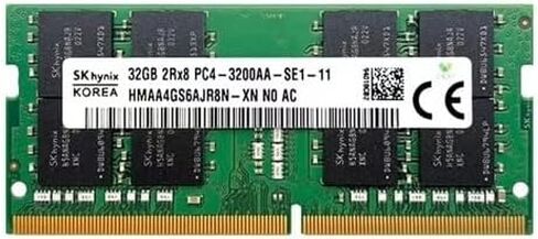 SK Hynix 8GB SODIMM DDR4 3200 PC4 3200AA 1Rx8 HMA81GS6CJR8N-XN ذاكرة الوصول العشوائي للكمبيوتر المحمول SO-DIMM لـ Dell HP Lenovo والأنظمة الأخرى in Saudi Arabia