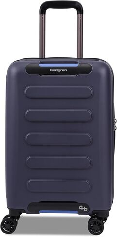 Hedgren GRIP CARRY ON Spinner – Durable Polycarbonate with TSA Lock, Double-Coil Zippers, Silent 4-Wheel Spinners & Multiple Handles - 21.6" (Peacoat Blue) in Saudi Arabia