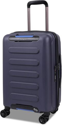 Hedgren GRIP CARRY ON Spinner – Durable Polycarbonate with TSA Lock, Double-Coil Zippers, Silent 4-Wheel Spinners & Multiple Handles - 21.6" (Peacoat Blue) in Saudi Arabia