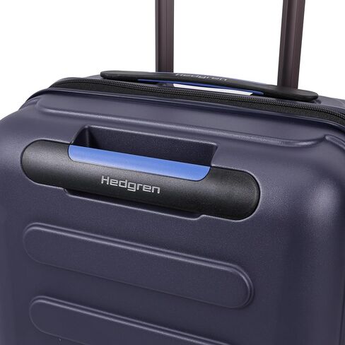 Hedgren GRIP CARRY ON Spinner – Durable Polycarbonate with TSA Lock, Double-Coil Zippers, Silent 4-Wheel Spinners & Multiple Handles - 21.6" (Peacoat Blue) in Saudi Arabia