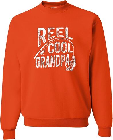 اذهب إلى كل خارج بكرة بارد الجد مضحك فكرة الصيد الرجال البلوز Crewneck in Saudi Arabia