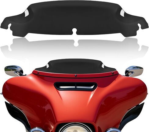 الزجاج الأمامي للدراجة النارية من Smoke مقاس 9 بوصات متوافق مع 2014-2023 Harley Davidson Touring Street Glide Electra Glide Tri Glide FLHX FLHXU FLHTC FLTR FLTR FLHTK FLHXSE in Kuwait