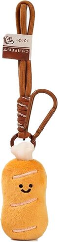 Cute Plush Keychain Bag Charms Food Key Chain & Bag Accessories Gifts for Women Men Girls Boys Coworker Friends in Saudi Arabia