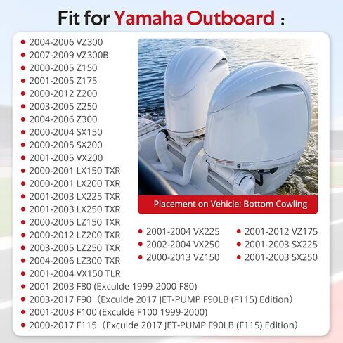 JAVIK Outboard Rigging Grommet Fastener For Yamaha DX VF LF LX SX VX VZ 75 80 90 100 150 115 175 200 225 250 300 350 2000-2017 O.E.M# 68F-42753-00-00 in Saudi Arabia