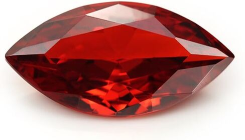 Quality 5A Marquise Shape 1.5x3-10x20mm Machine Cut Garnet Red Color Loose Cubic Ziconia Faceted CZ Loose Zirconia Gems For Jewelry Making in Saudi Arabia