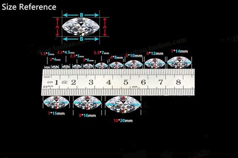 Quality 5A Marquise Shape 1.5x3-10x20mm Machine Cut Garnet Red Color Loose Cubic Ziconia Faceted CZ Loose Zirconia Gems For Jewelry Making in Saudi Arabia