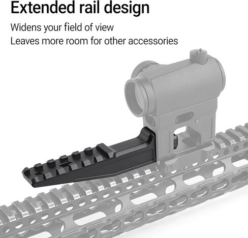 السكك الحديدية الممتدة للتركيب على حامل النقطة الحمراء، ملحقات Airsoft السكك الحديدية الأمامية للتركيب على النقطة الحمراء لـ PEQ/NGAL in Kuwait