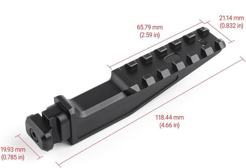 السكك الحديدية الممتدة للتركيب على حامل النقطة الحمراء، ملحقات Airsoft السكك الحديدية الأمامية للتركيب على النقطة الحمراء لـ PEQ/NGAL in Kuwait