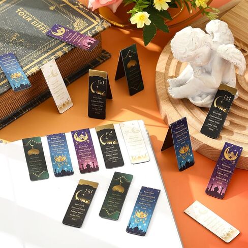 30 Pcs Islamic Magnetic Bookmarks Ramadan Eid Gifts Bulk Prayer Journal Muslim Islamic Arabic Party Favors for Quran Books Planners in Saudi Arabia